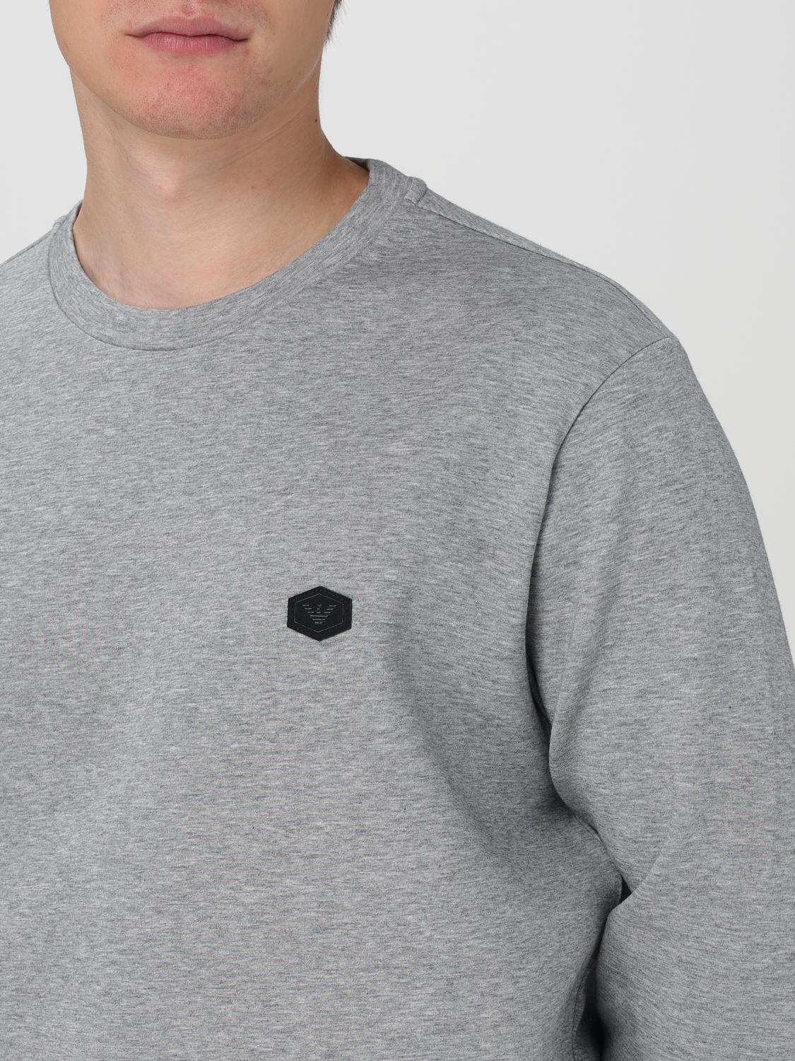 EMPORIO ARMANI SWEATSHIRT: Sweatshirt men Emporio Armani, Grey - Img 3