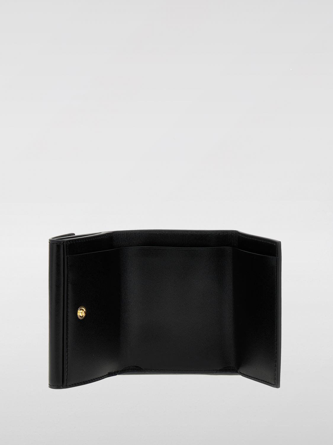 JIL SANDER PORTAFOGLIO: Portafoglio mini ripiegabile in pelle Jil Sander, Nero - Img 2