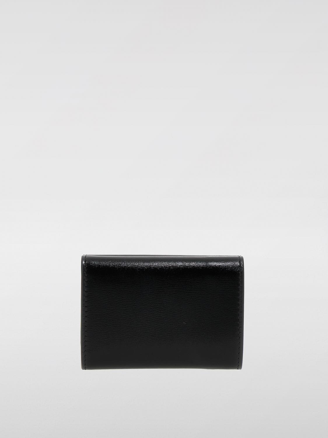JIL SANDER PORTAFOGLIO: Portafoglio mini ripiegabile in pelle Jil Sander, Nero - Img 3