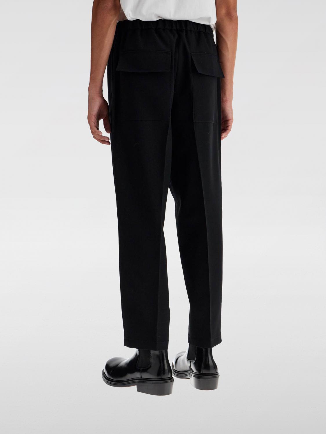 JIL SANDER 팬츠: 팬츠 남성 Jil Sander, 블랙 - Img 1