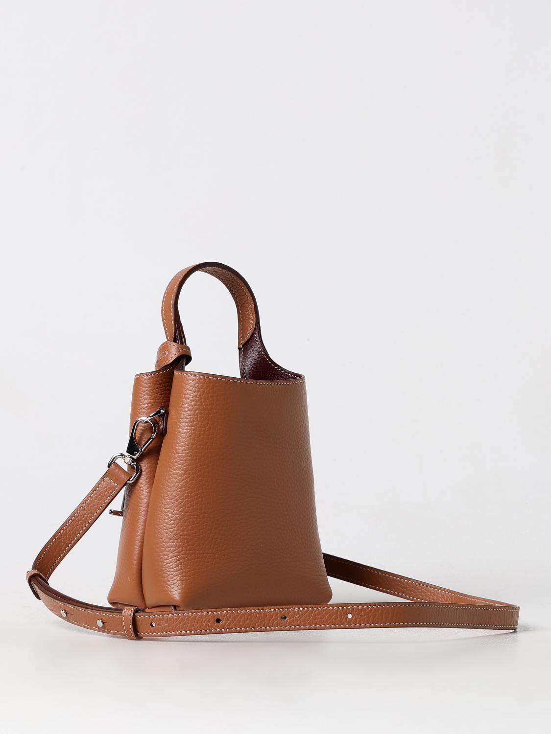 TOD'S BORSA MINI: Borsa Tod's in pelle a grana , Marrone - Img 3
