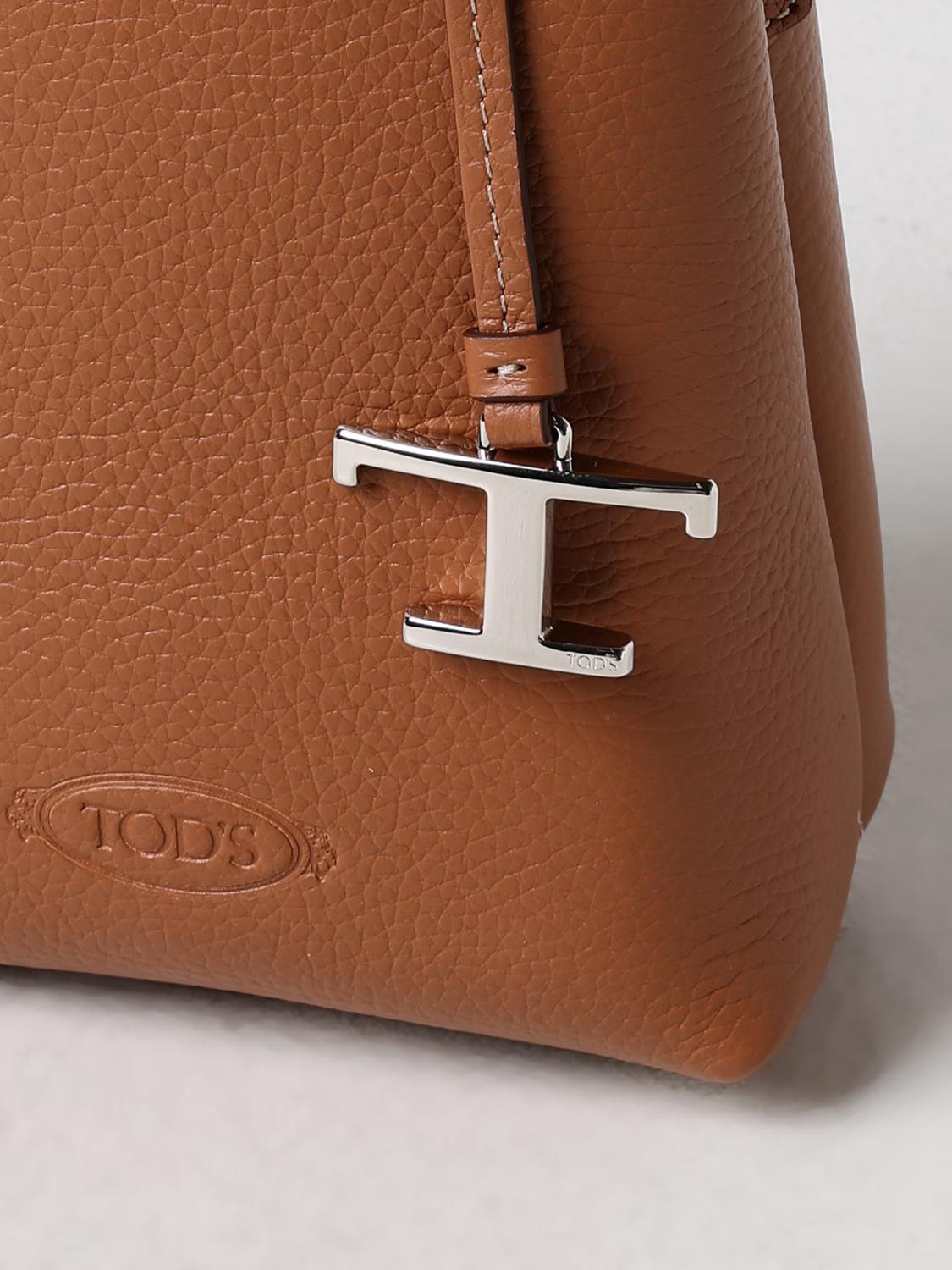 TOD'S BORSA MINI: Borsa Tod's in pelle a grana , Marrone - Img 4