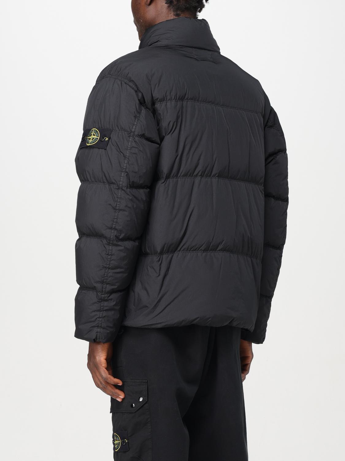 Stone Island コート メンズ - ブラック | 811540123 | GIGLIO.COM