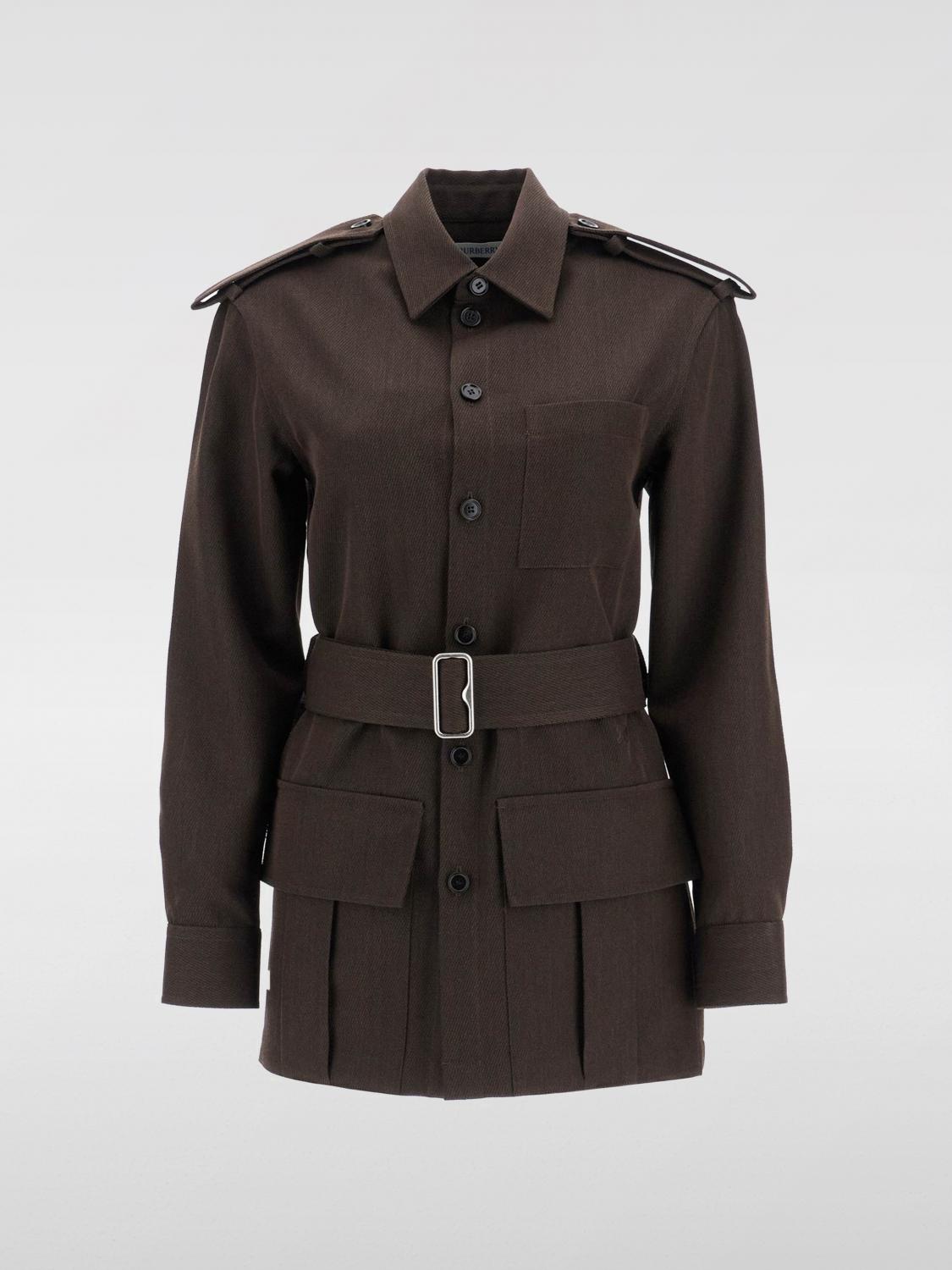 BURBERRY JACKET: Jacket woman Burberry, Brown - Img 4