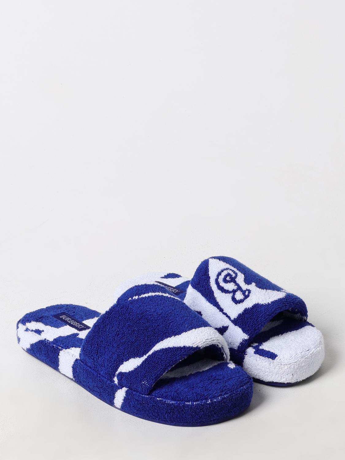 BURBERRY SANDALS: Sandals men Burberry, Blue - Img 2