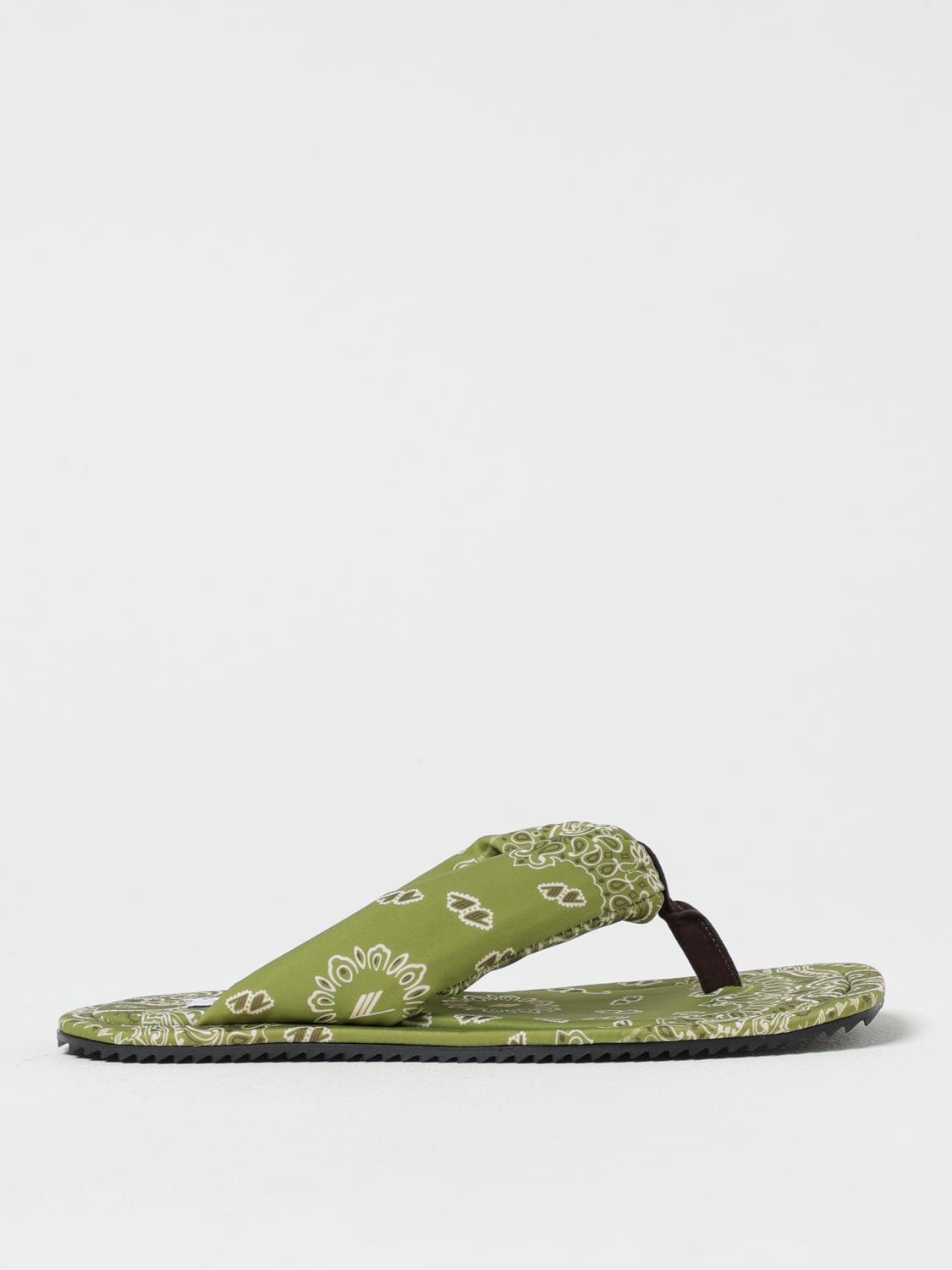 THE ATTICO FLAT SANDALS: Flat sandals woman The Attico, Green - Img 1