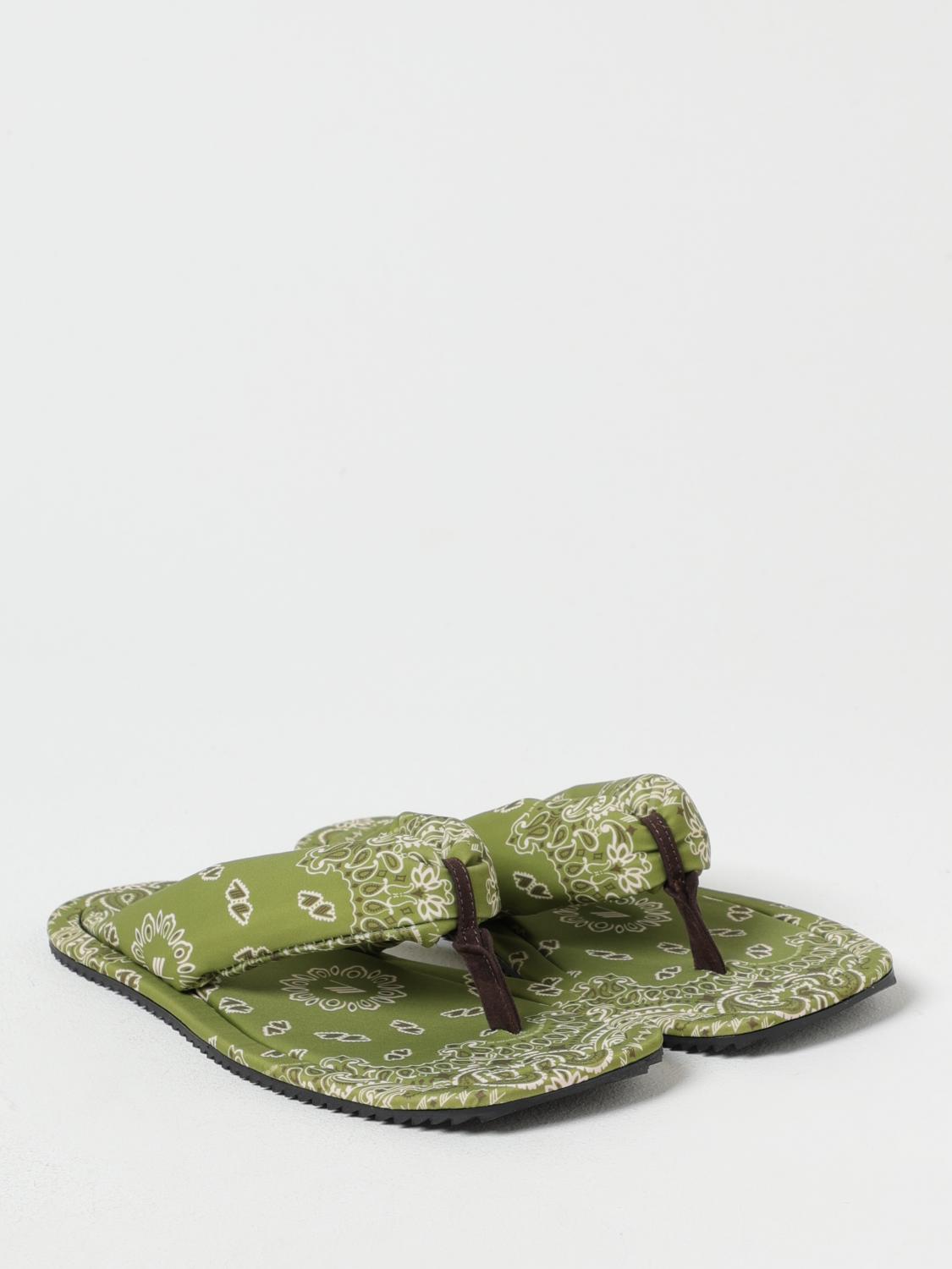 THE ATTICO FLAT SANDALS: Flat sandals woman The Attico, Green - Img 2