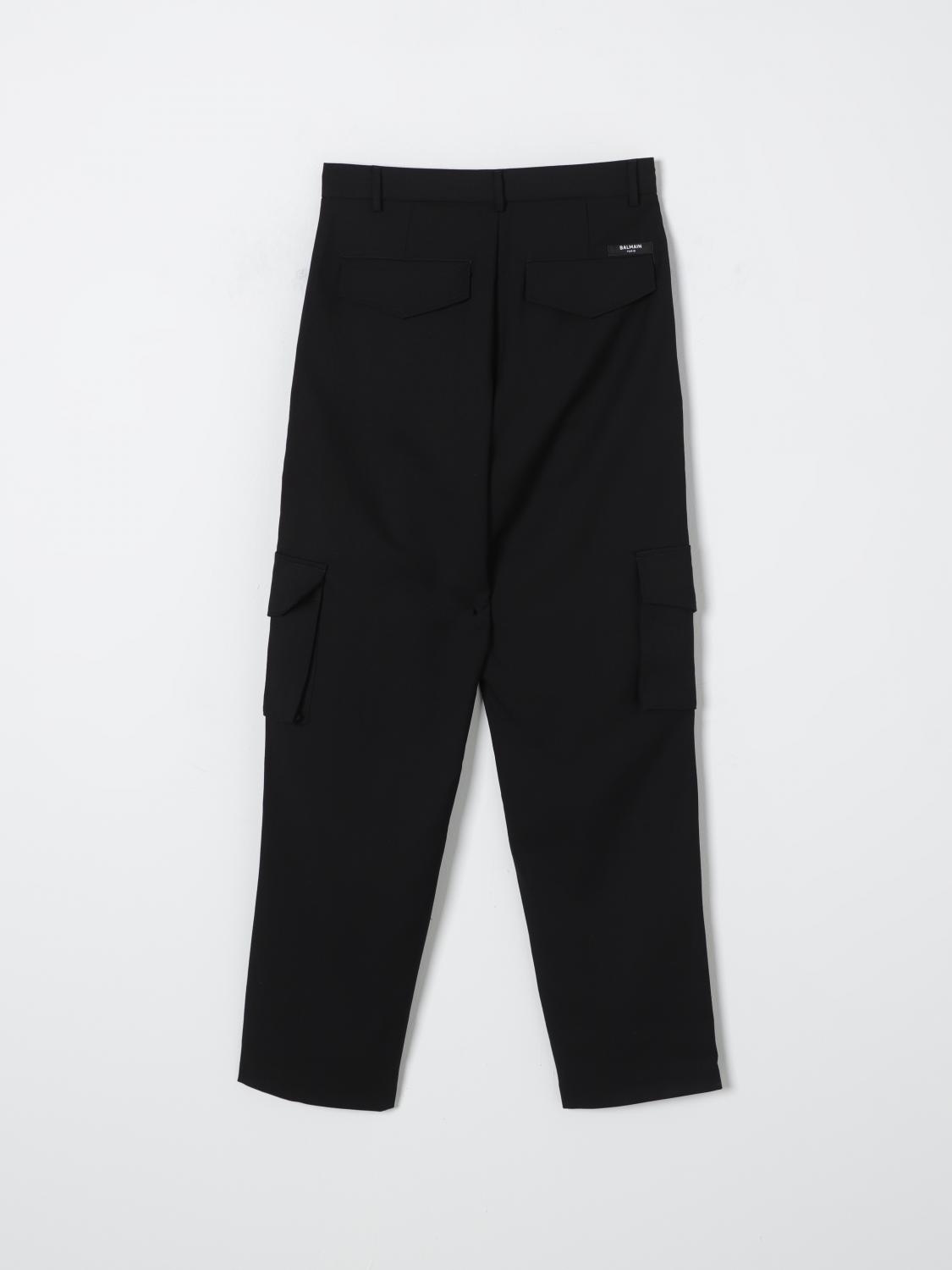 BALMAIN PANTS: Pants kids Balmain, Black - Img 2