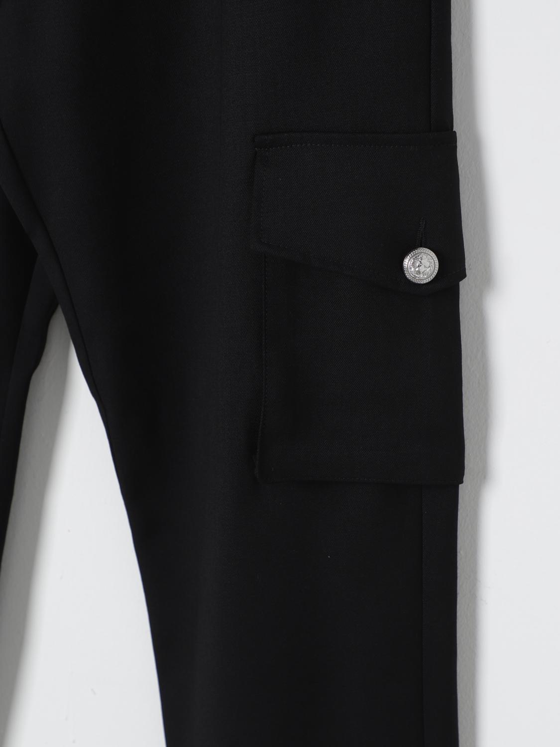 BALMAIN PANTS: Pants kids Balmain, Black - Img 3