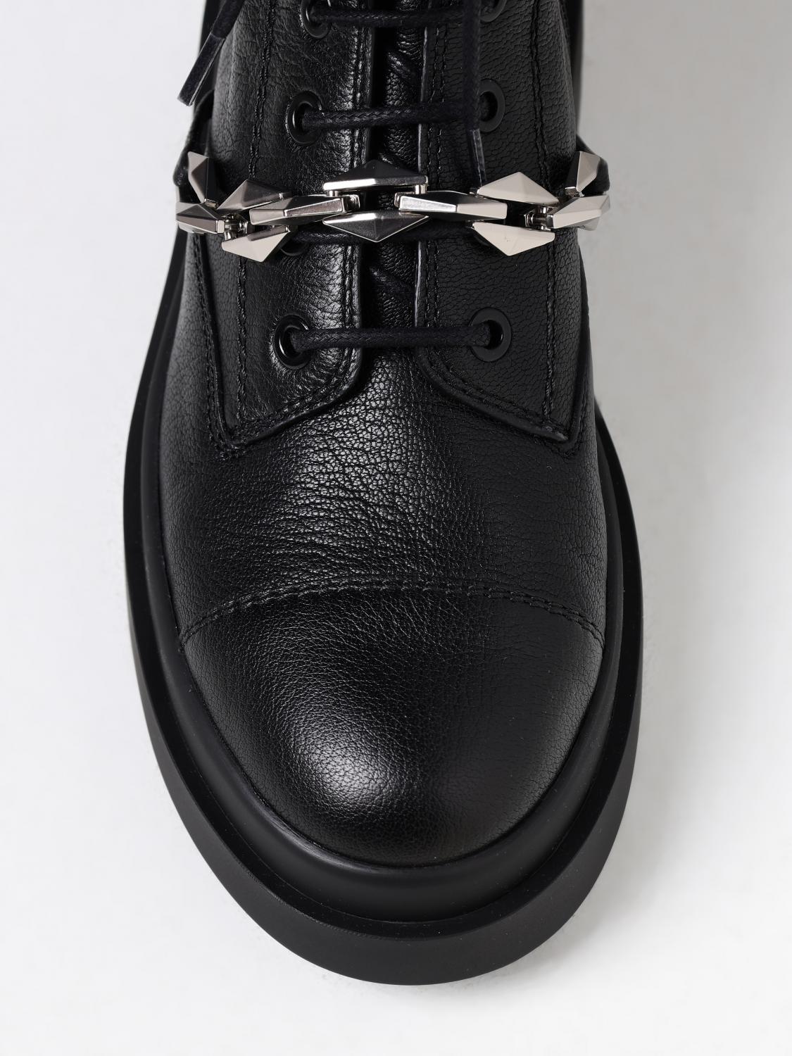 JIMMY CHOO FLACHE STIEFELETTEN: Flache stiefeletten damen Jimmy Choo, Schwarz - Img 4
