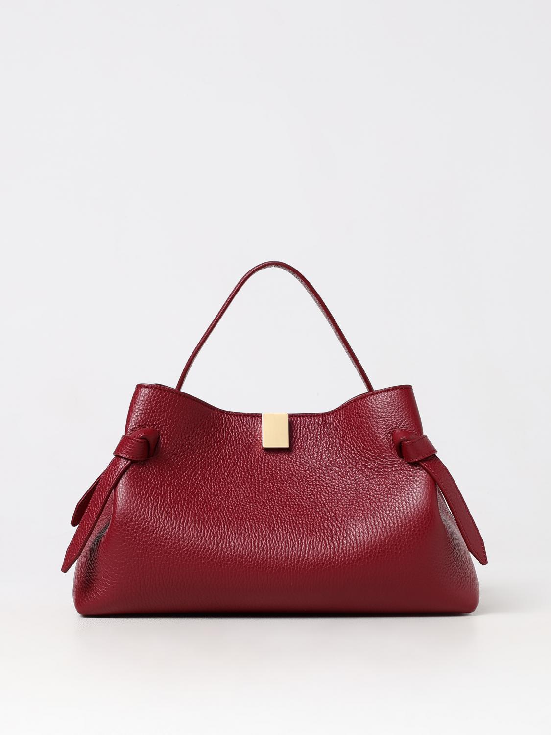 YUZEFI BORSA A MANO: Borsa Gyoza Yuzefi in pelle a grana , Rosso - Img 1