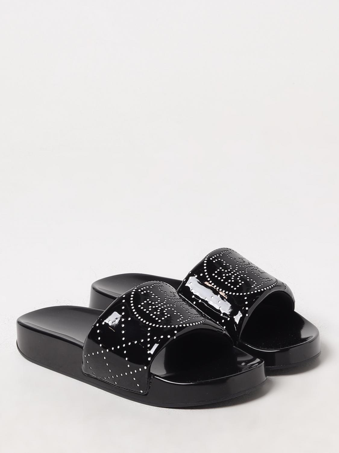 TORY BURCH SANDALES PLATES: Sandales plates femme Tory Burch, Noir - Img 2