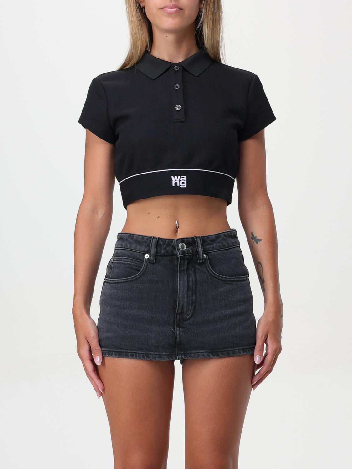 Alexander Wang ポロシャツ レディース - ブラック | 4CC3241497