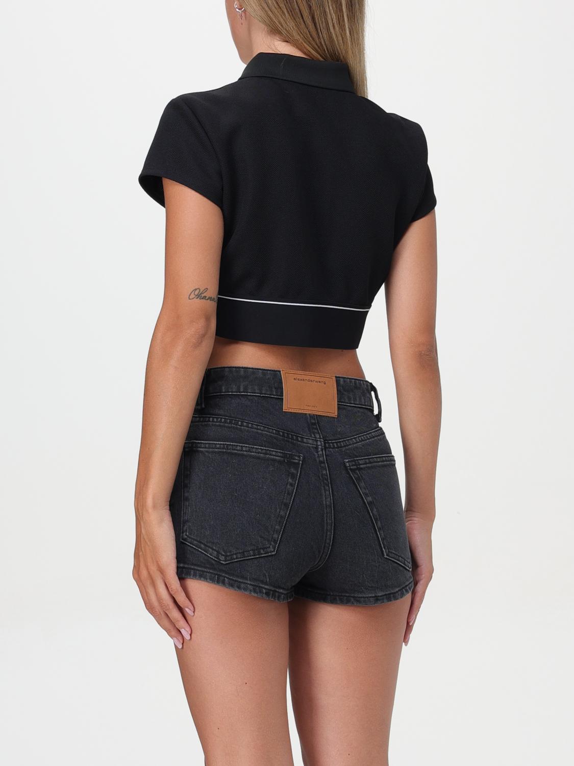 Alexander Wang ポロシャツ レディース - ブラック | 4CC3241497