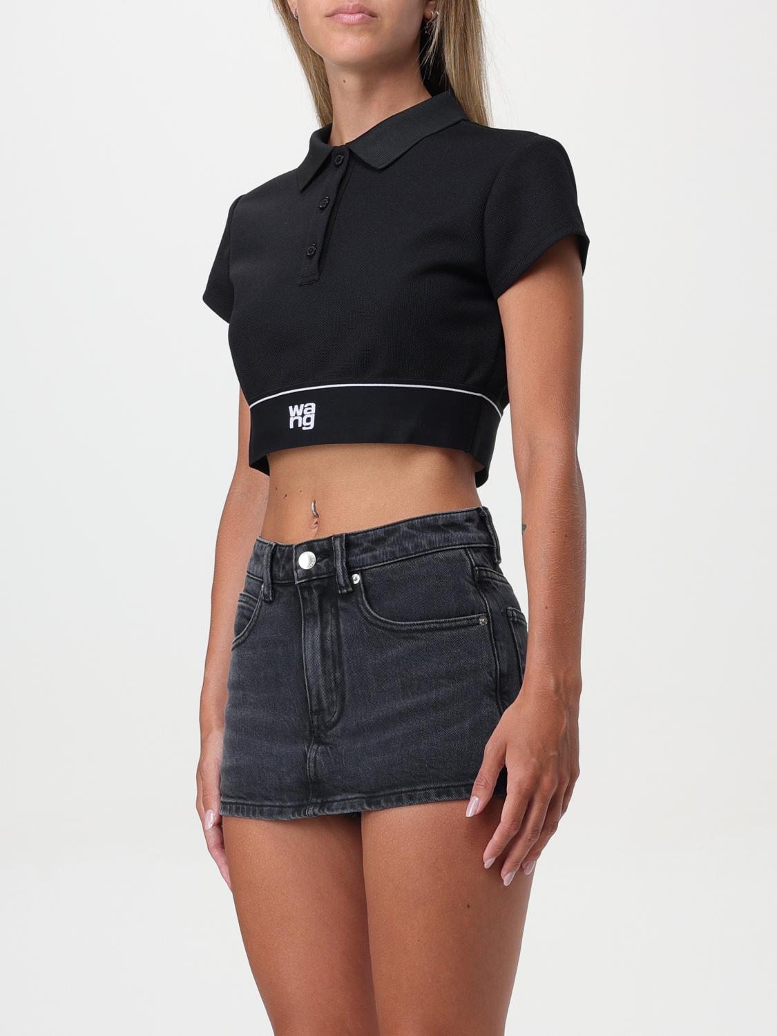 Alexander Wang ポロシャツ レディース - ブラック | 4CC3241497