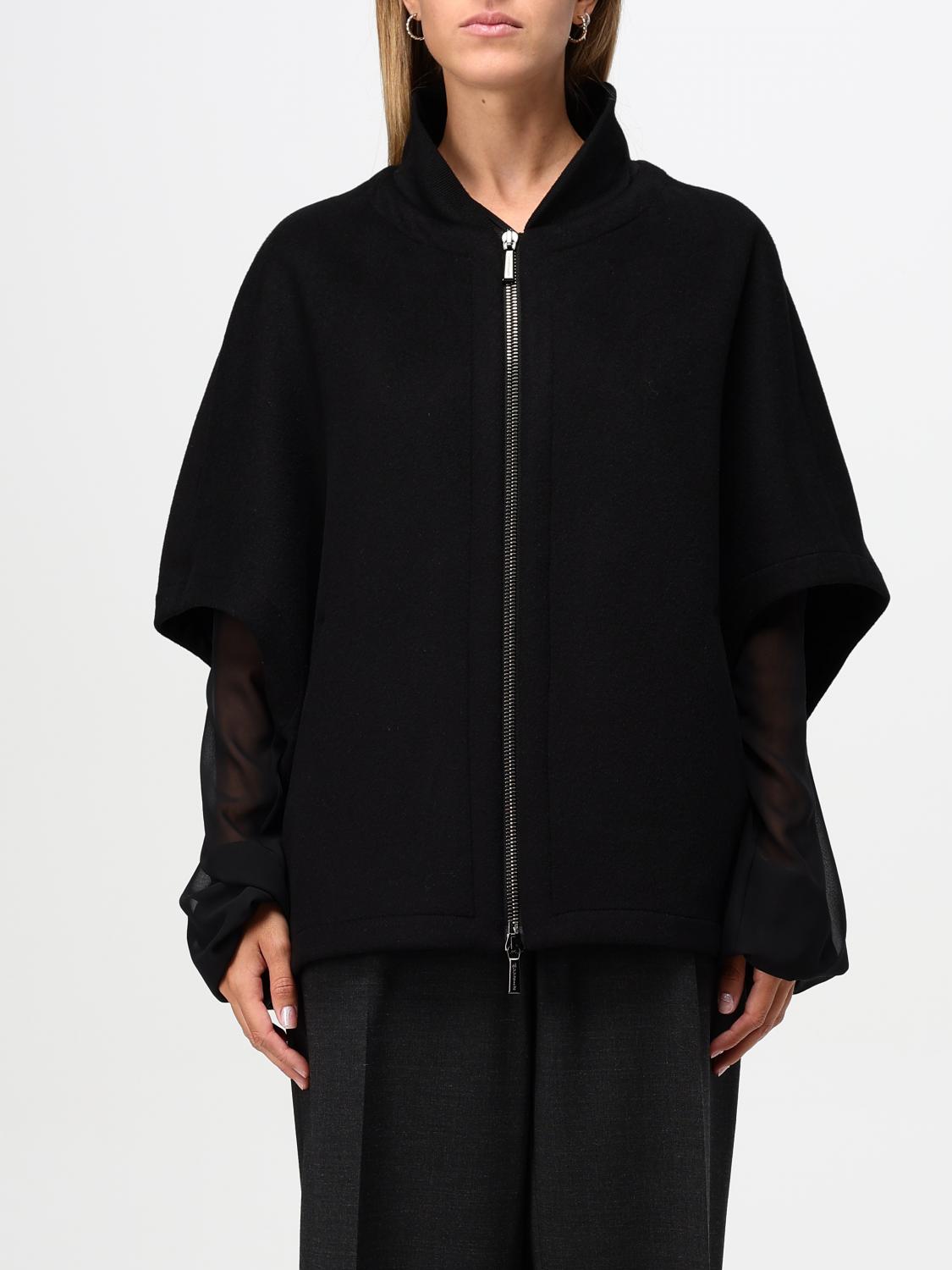 MOORER JACKET: Moorer down jacket with cape and hood with fur, Black - Img 5