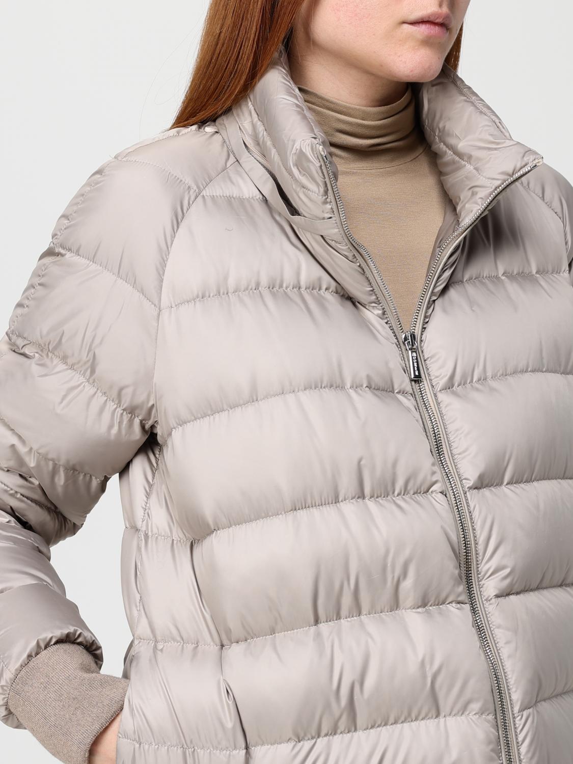 MOORER JACKET: Moorer down jacket with cape and hood with fur, Brown - Img 4