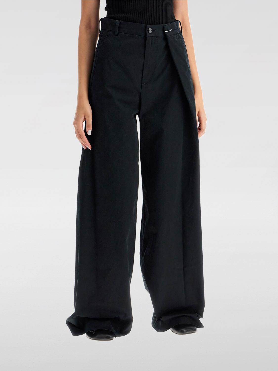 MM6 MAISON MARGIELA PANTS: Pants woman Mm6 Maison Margiela, Black - Img 1