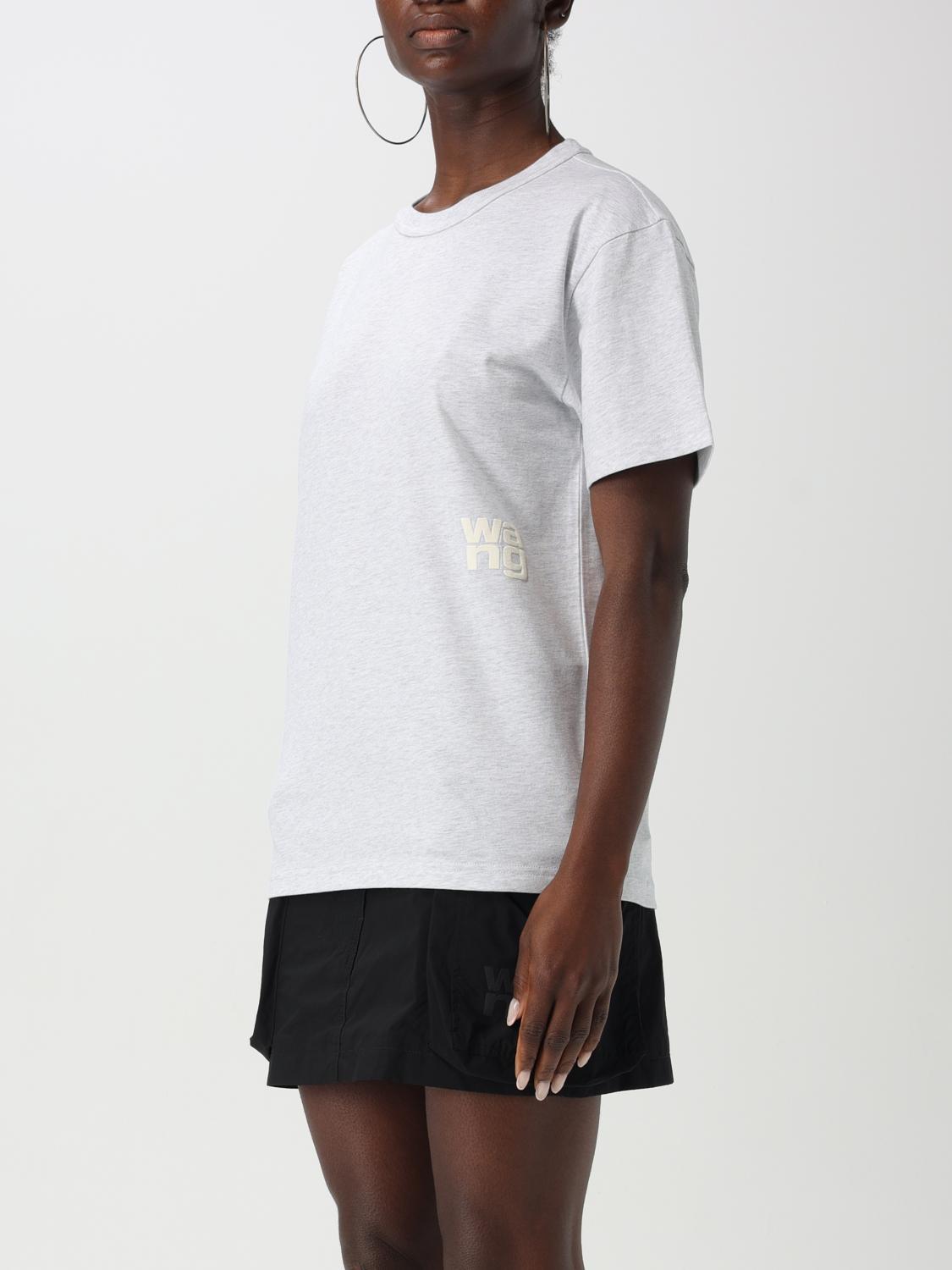 ALEXANDER WANG T-SHIRT: T-shirt donna Alexander Wang, Grigio - Img 4