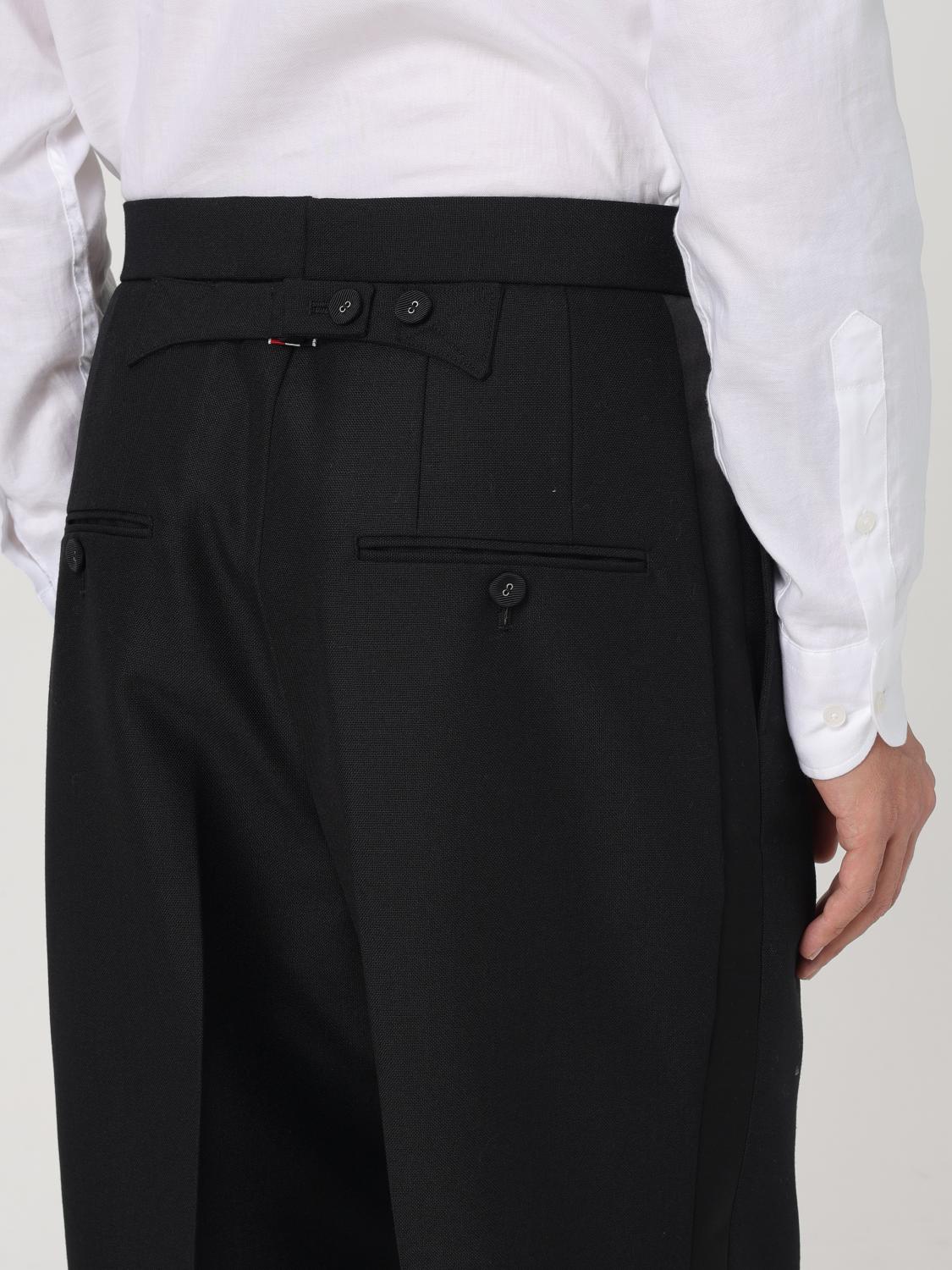 THOM BROWNE PANTS: Pants men Thom Browne, Black - Img 5