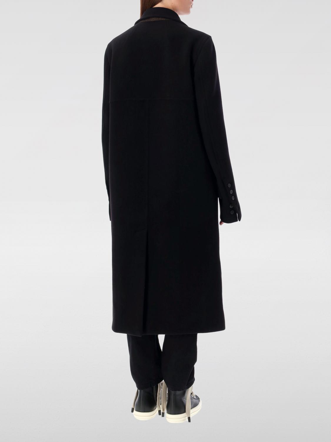 Rick Owens Coat woman - Black | RP02D3920WSF | GIGLIO.COM