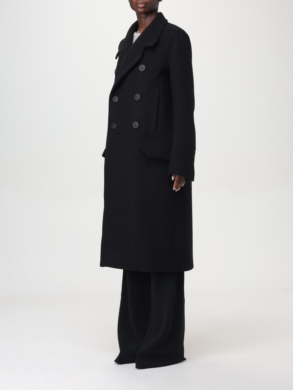 Rick Owens Coat woman - Black | RP02D3920WSF | GIGLIO.COM