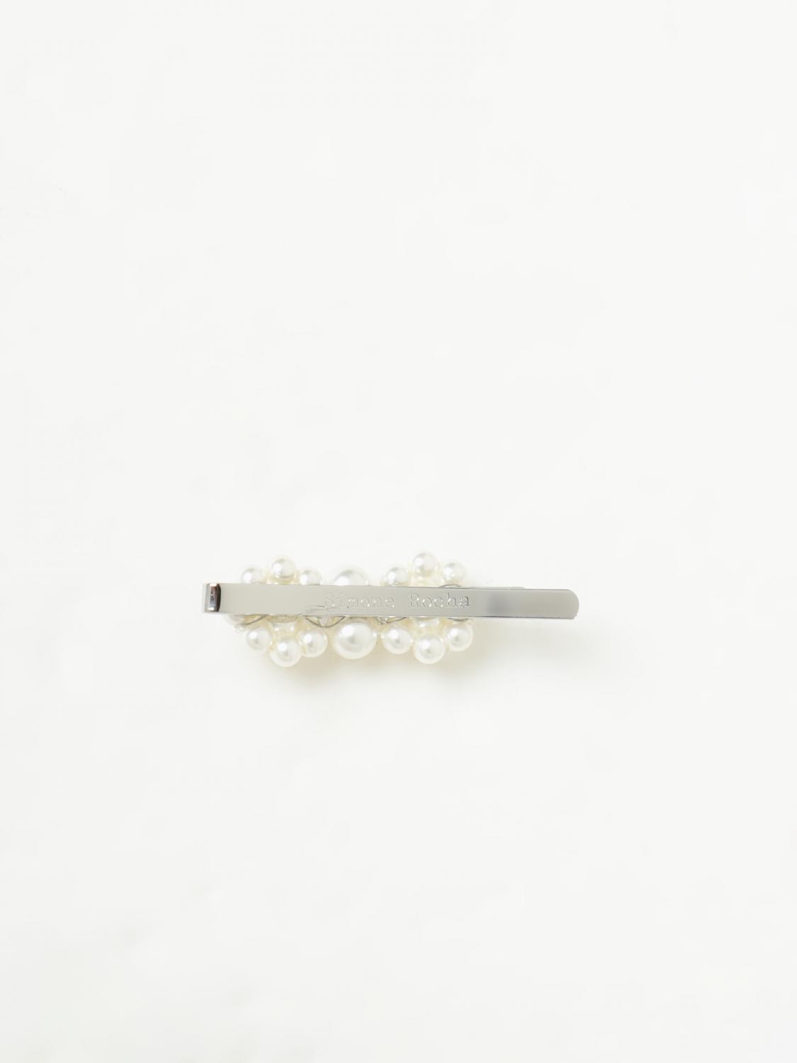 SIMONE ROCHA ACCESSOIRE CHEVEUX: Accessoire cheveux femme Simone Rocha, Perle - Img 2