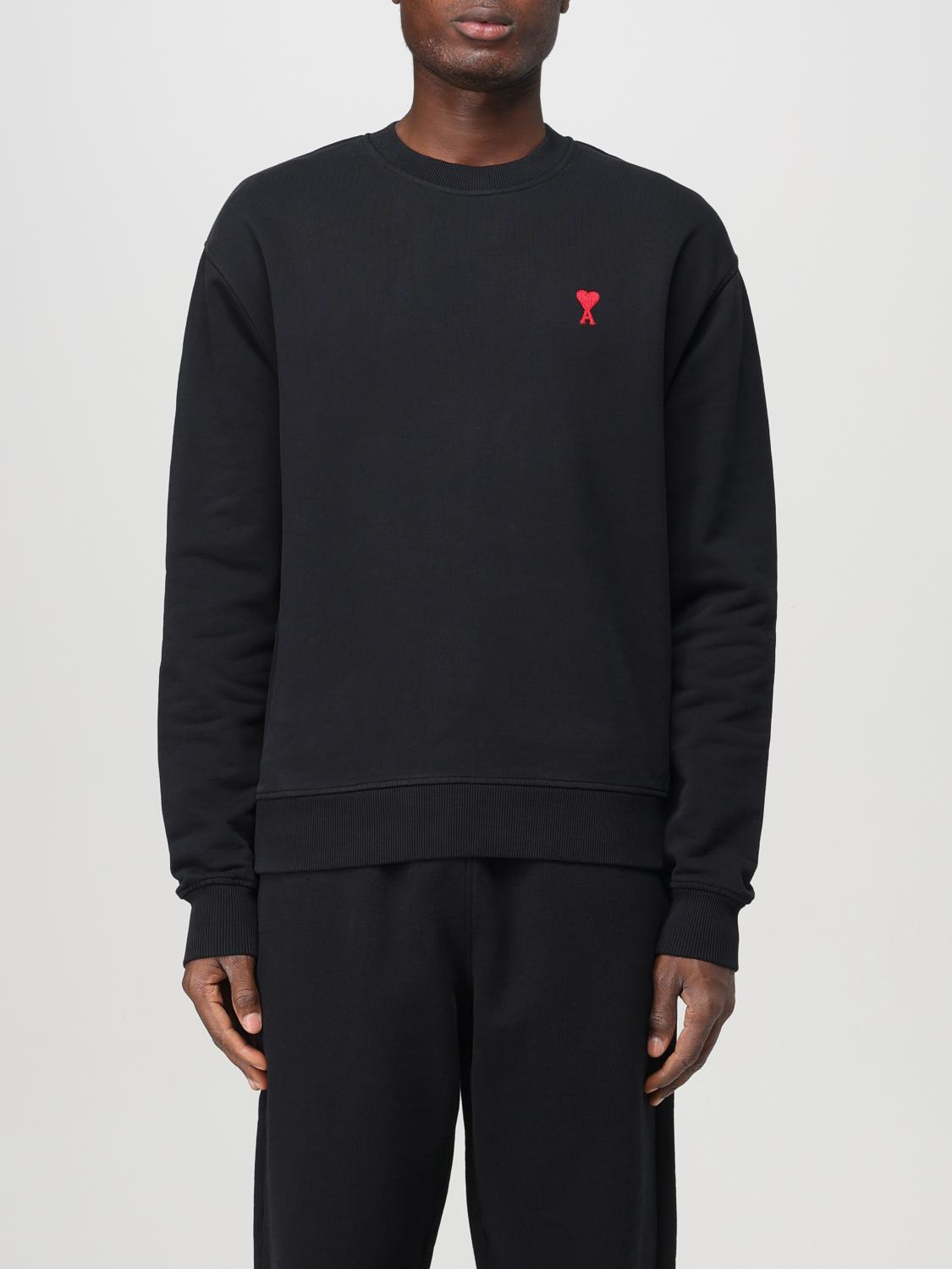 Ami Paris Men's Felpa Con Patch Grey main image 1