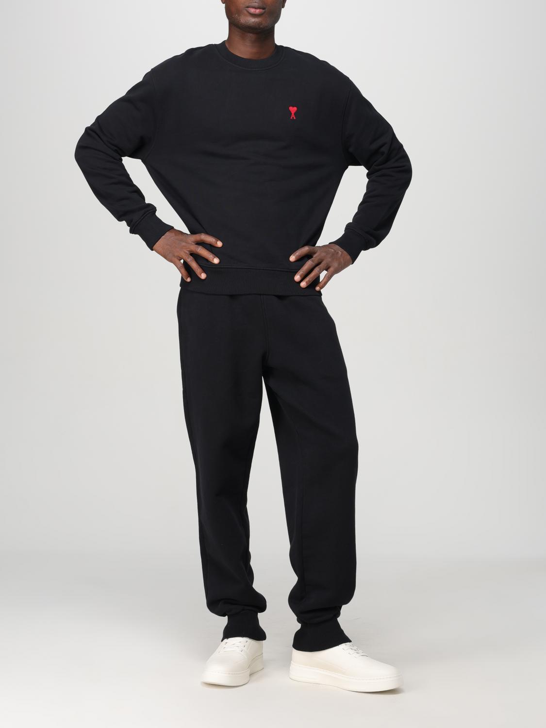 AMI PARIS SWEATSHIRT: Sweatshirt herren Ami Paris, Schwarz - Img 2