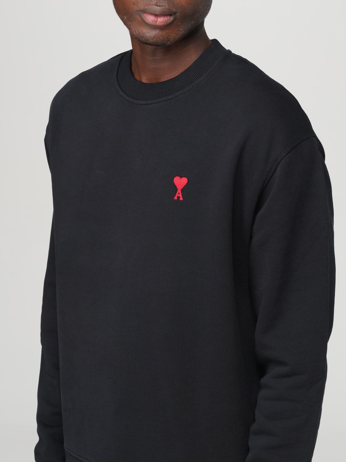 AMI PARIS SWEATSHIRT: Sweatshirt herren Ami Paris, Schwarz - Img 4