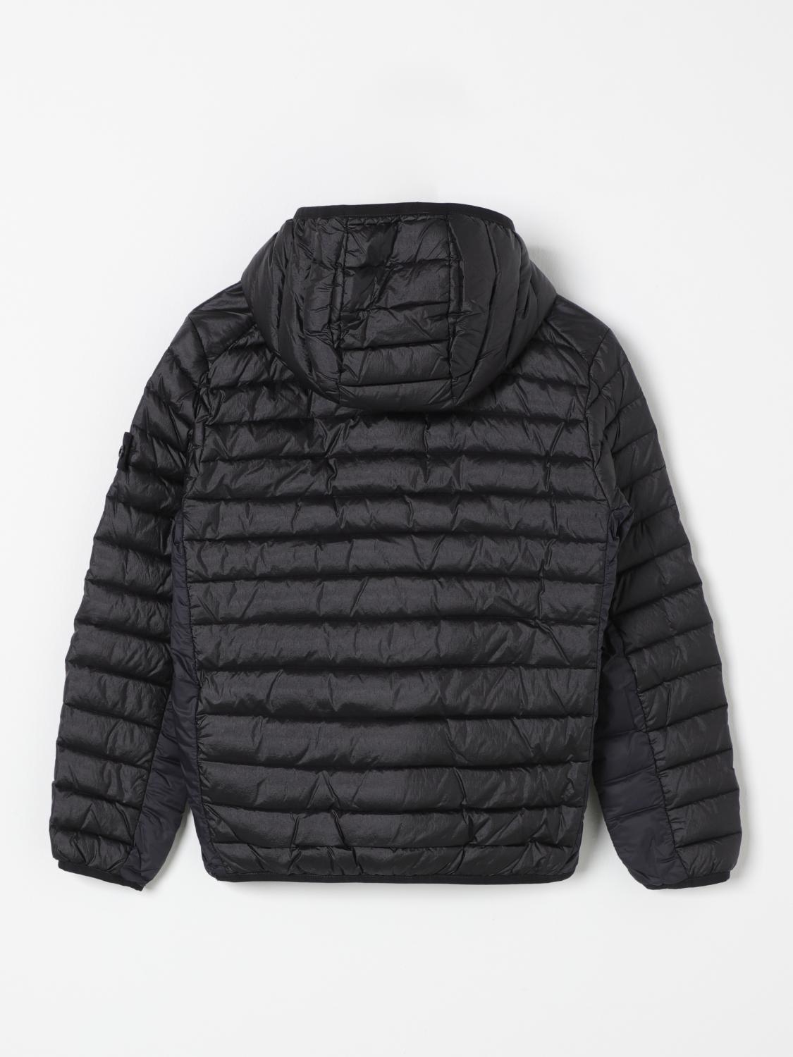 STONE ISLAND JUNIOR 재킷: 재킷 남아 Stone Island Junior, 블랙 - Img 2