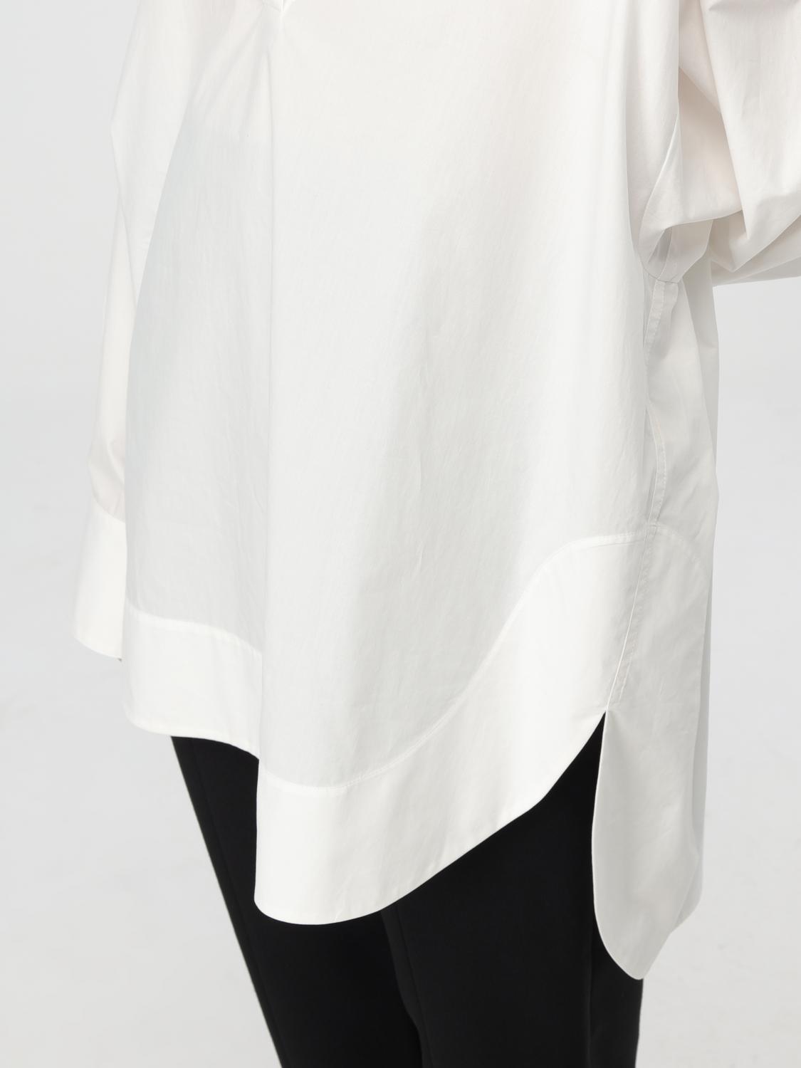 KHAITE TOP E BLUSE: Blusa Khaite in cotone , Bianco - Img 3