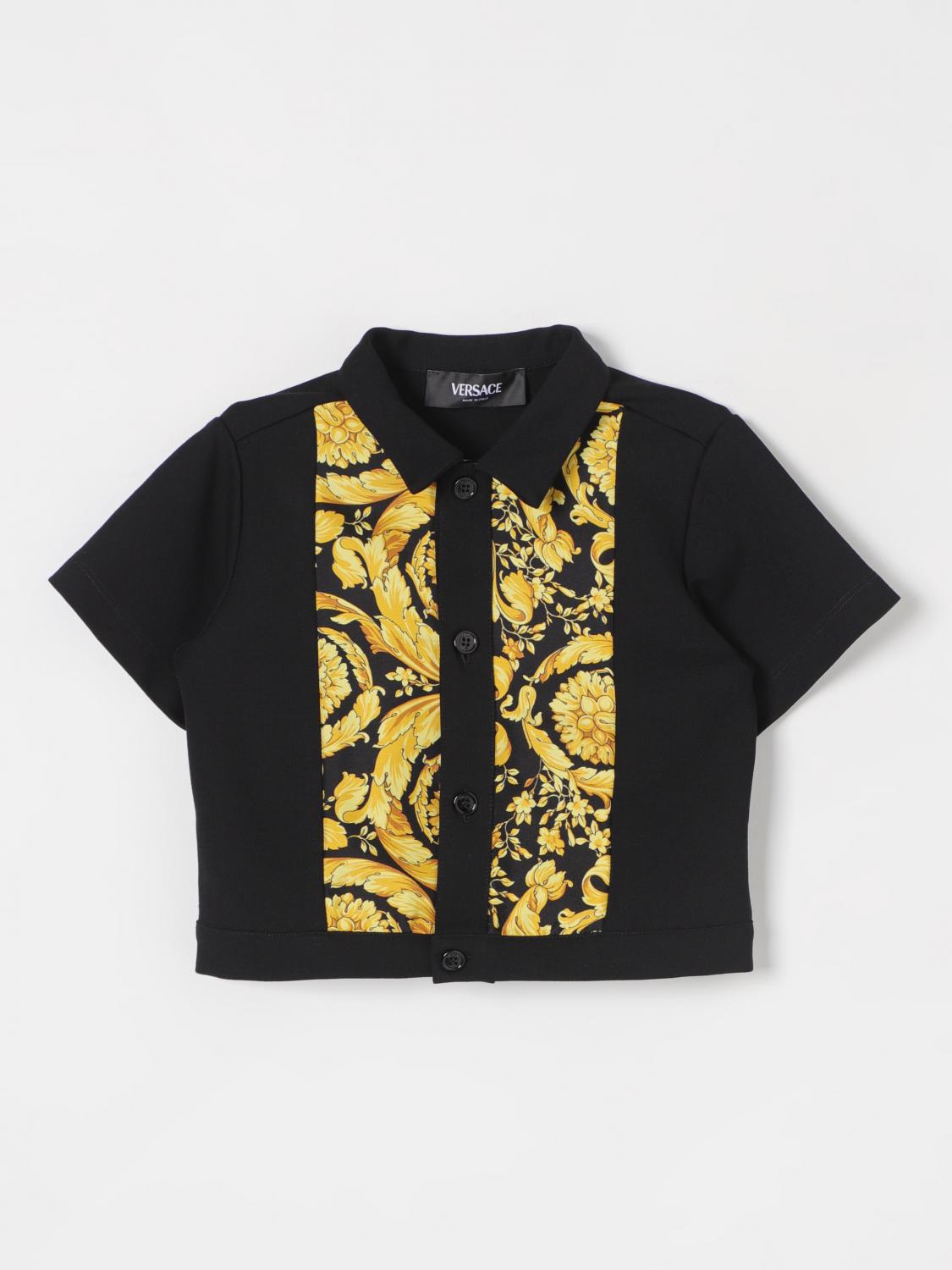 VERSACE SHIRT: Shirt kids Versace, Black - Img 1