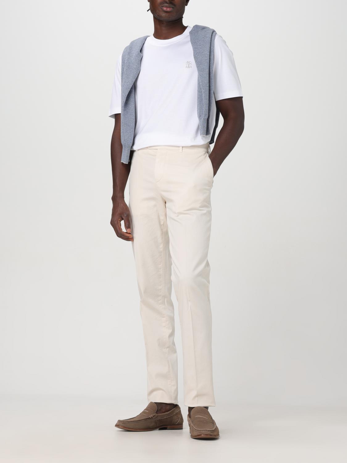 BRUNELLO CUCINELLI PANTS: Pants men Brunello Cucinelli, Beige - Img 2