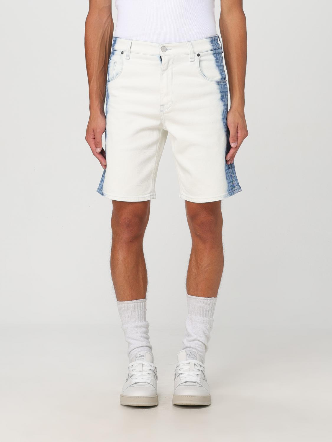 Fendi ショートパンツ メンズ - ブルー | FLP357AN53 | GIGLIO.COM