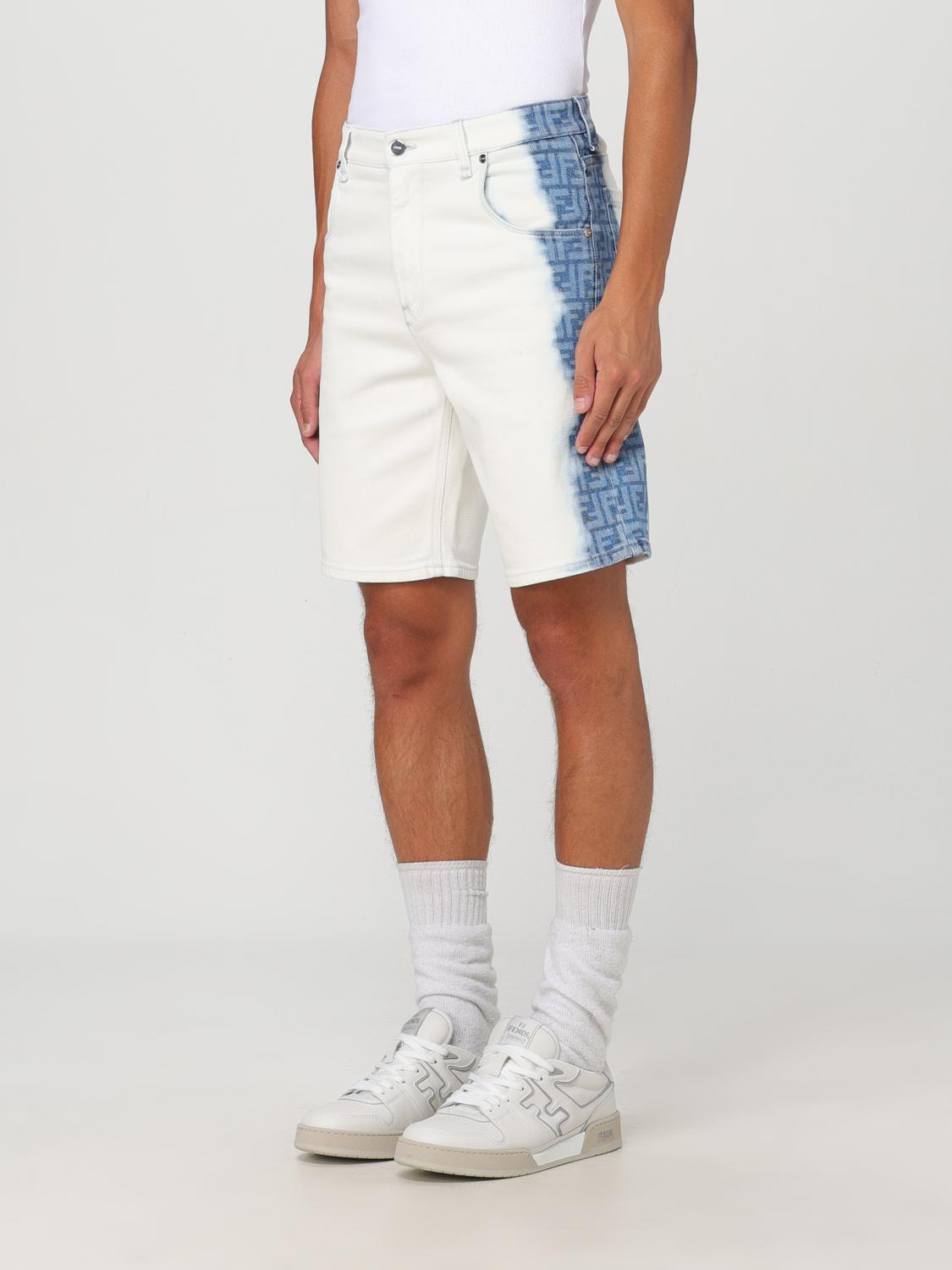 Fendi ショートパンツ メンズ - ブルー | FLP357AN53 | GIGLIO.COM