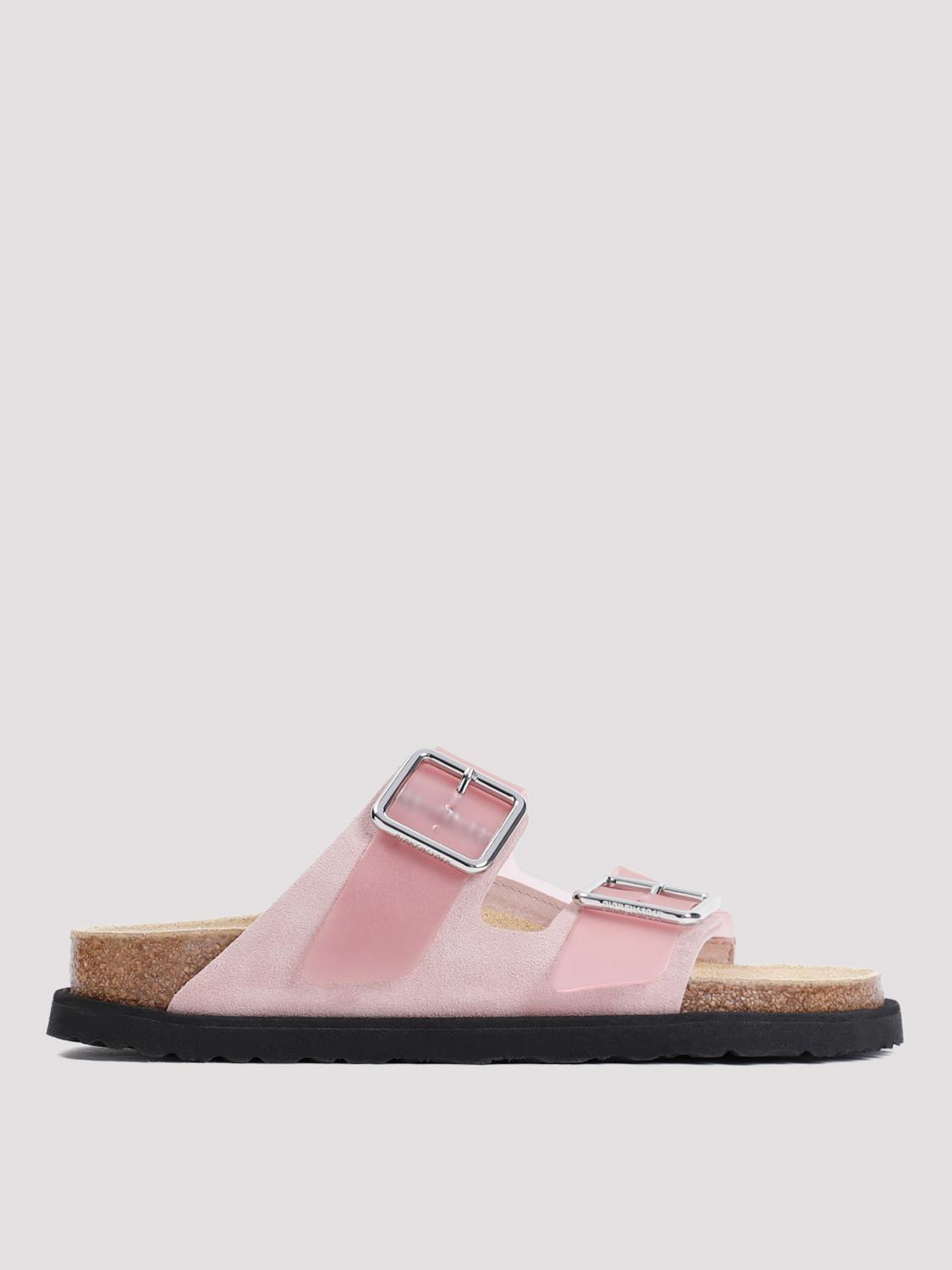 【送料関税込み】BIRKENSTOCK Woman Flat sandals Pink 1029392 Birkenstock Women's Arizona EVA Big Buckle Fondant Pink