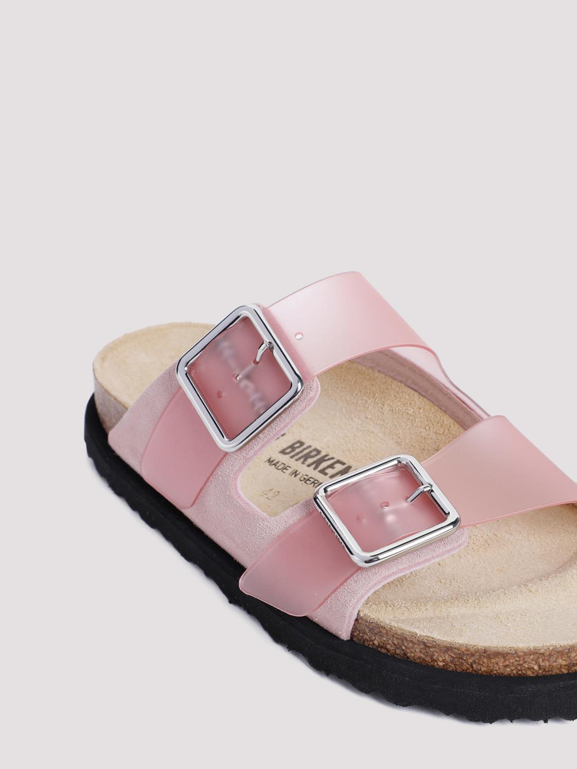 BIRKENSTOCK: Shoes woman - Pink | Birkenstock flat sandals
