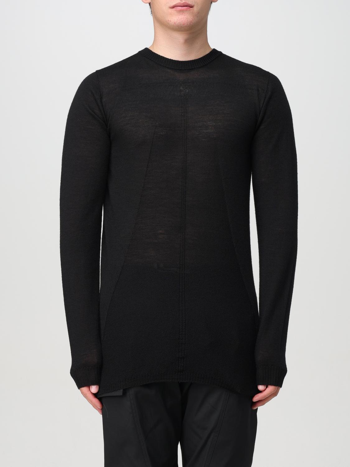RICK OWENS JERSEY: Jersey hombre Rick Owens, Negro - Img 1