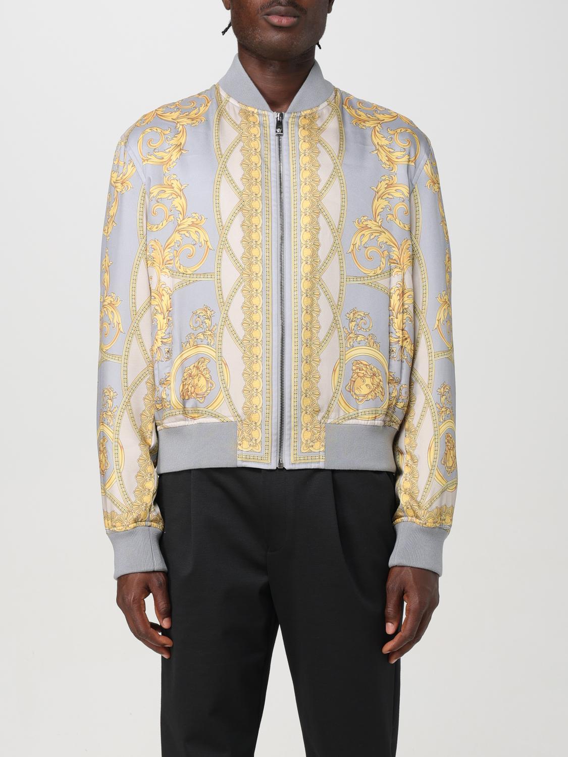 VERSACE JACKET: Jacket men Versace, Gold - Img 1