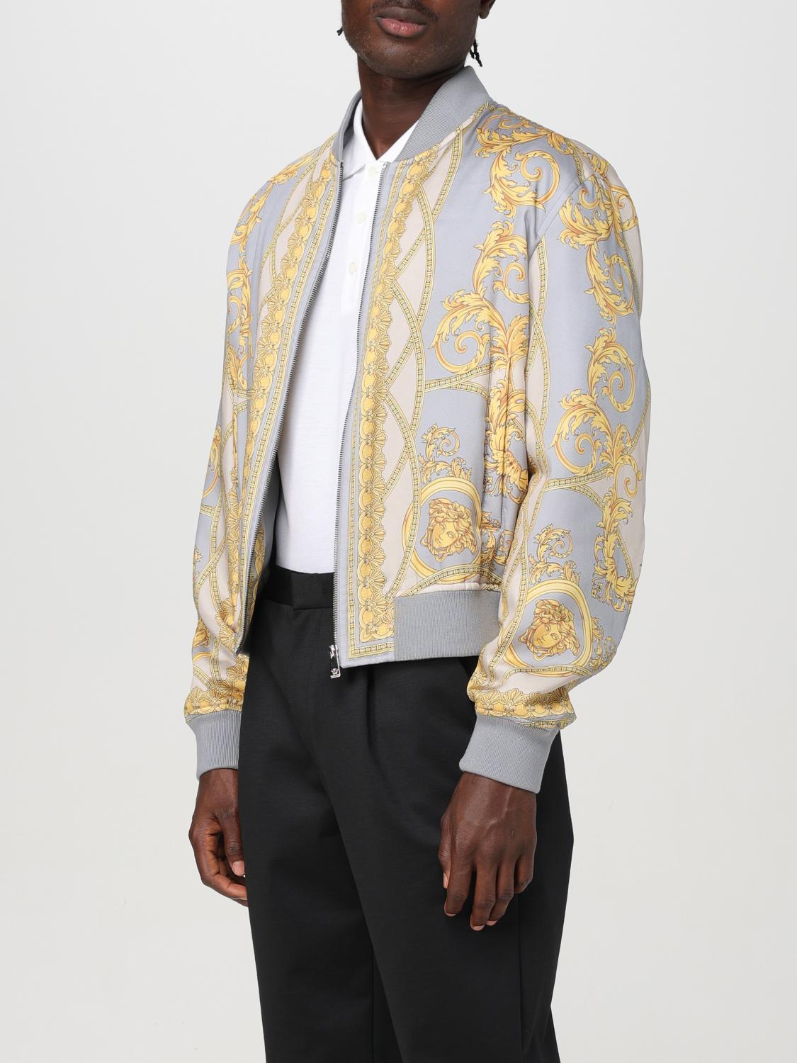 VERSACE JACKET: Jacket men Versace, Gold - Img 4
