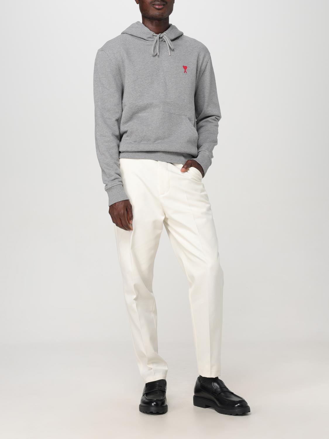 AMI PARIS SWEATSHIRT: Sweatshirt homme Ami Paris, Gris - Img 2