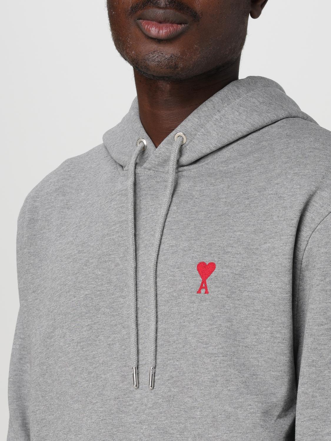 AMI PARIS SWEATSHIRT: Sweatshirt homme Ami Paris, Gris - Img 4