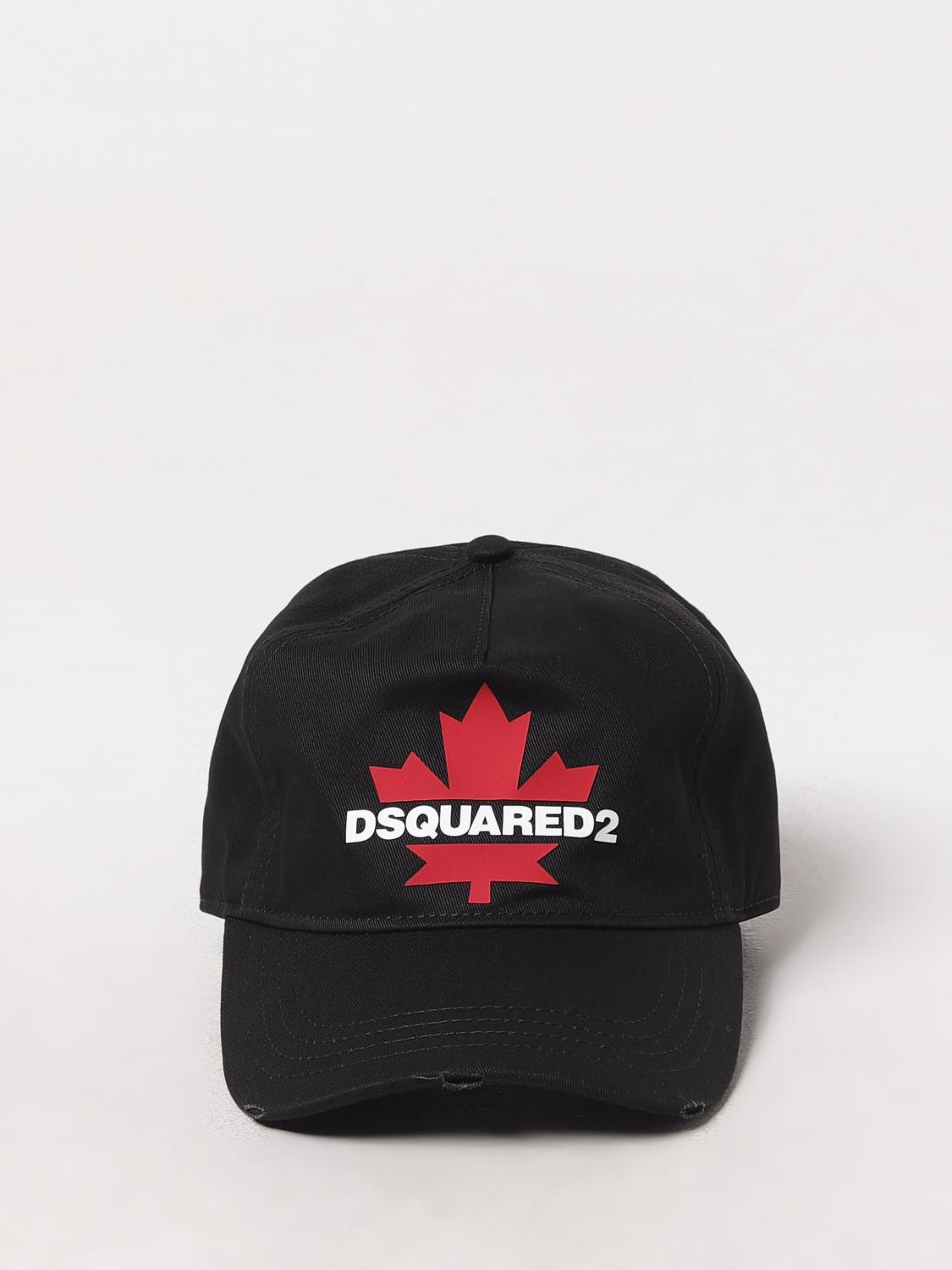 DSQUARED2 HAT: Hat men Dsquared2, Black - Img 2