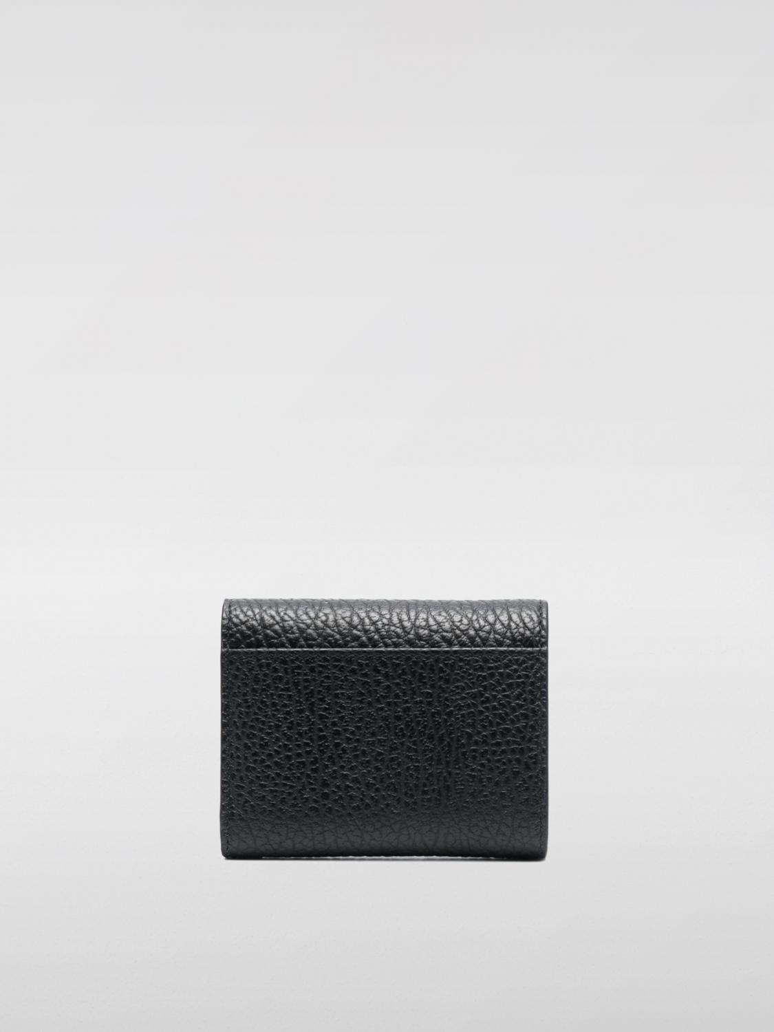 MAISON MARGIELA 財布: Maison Margiela グレインレザーウォレット, ブラック - Img 3