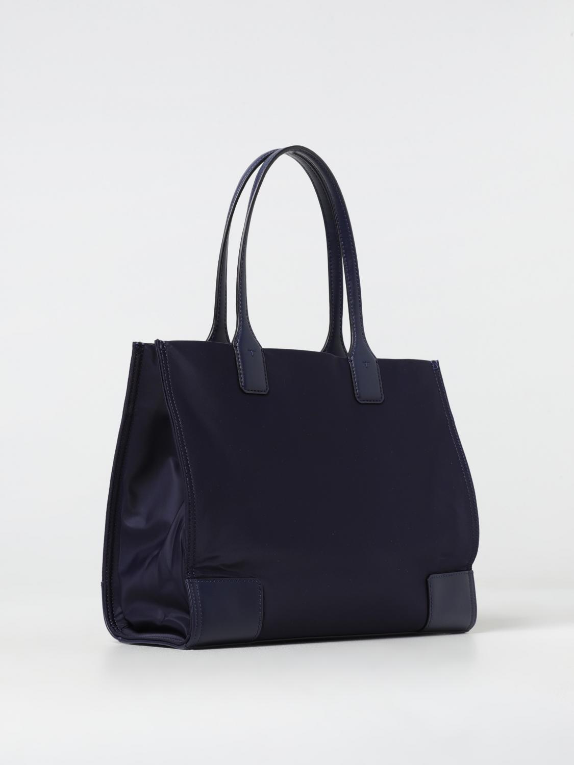 TORY BURCH BORSA A SPALLA: Borsa Ella Tory Burch in nylon e pelle , Blue - Img 2