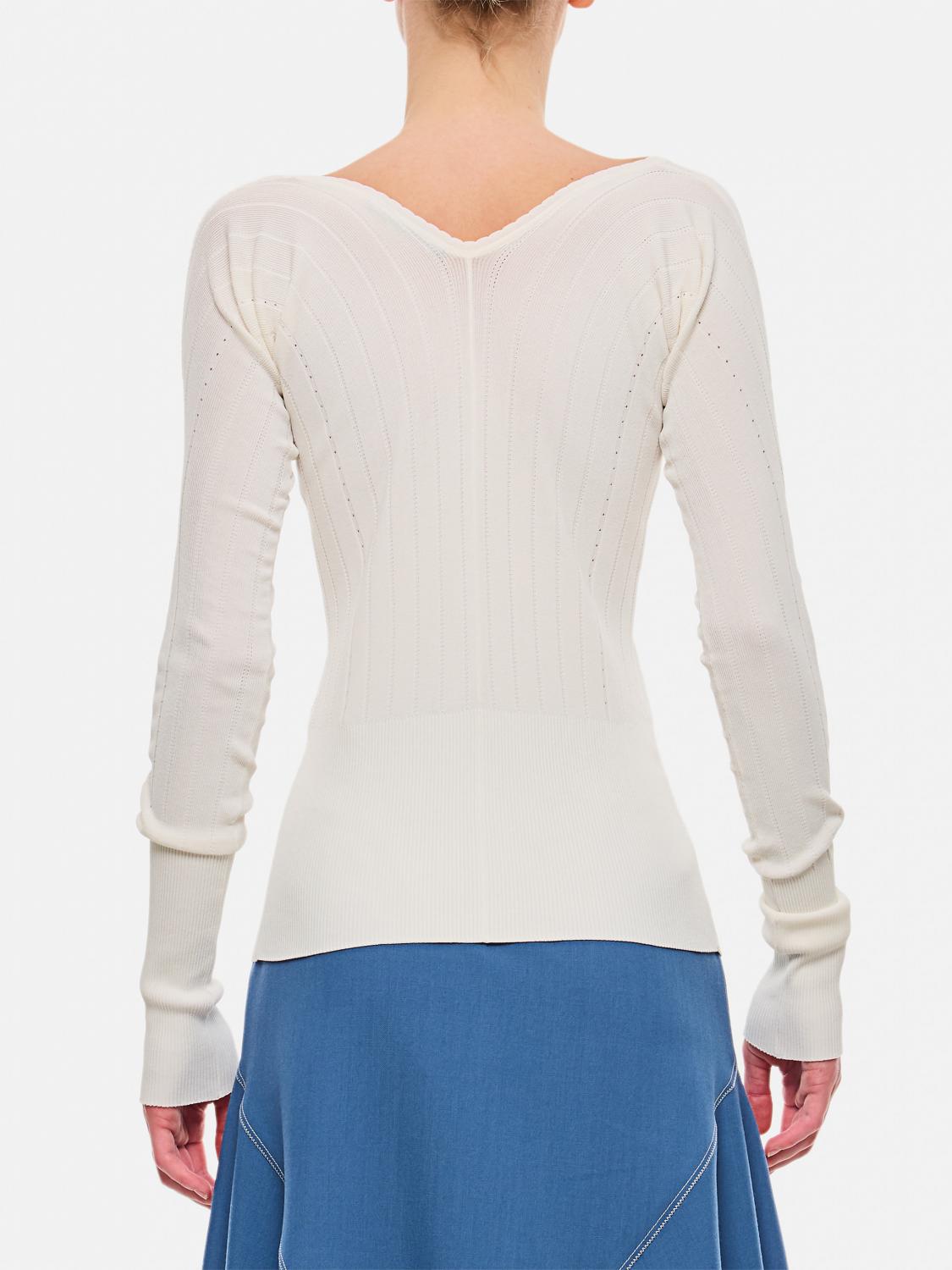 JACQUEMUS SWEATER: Sweater woman Jacquemus, White - Img 3