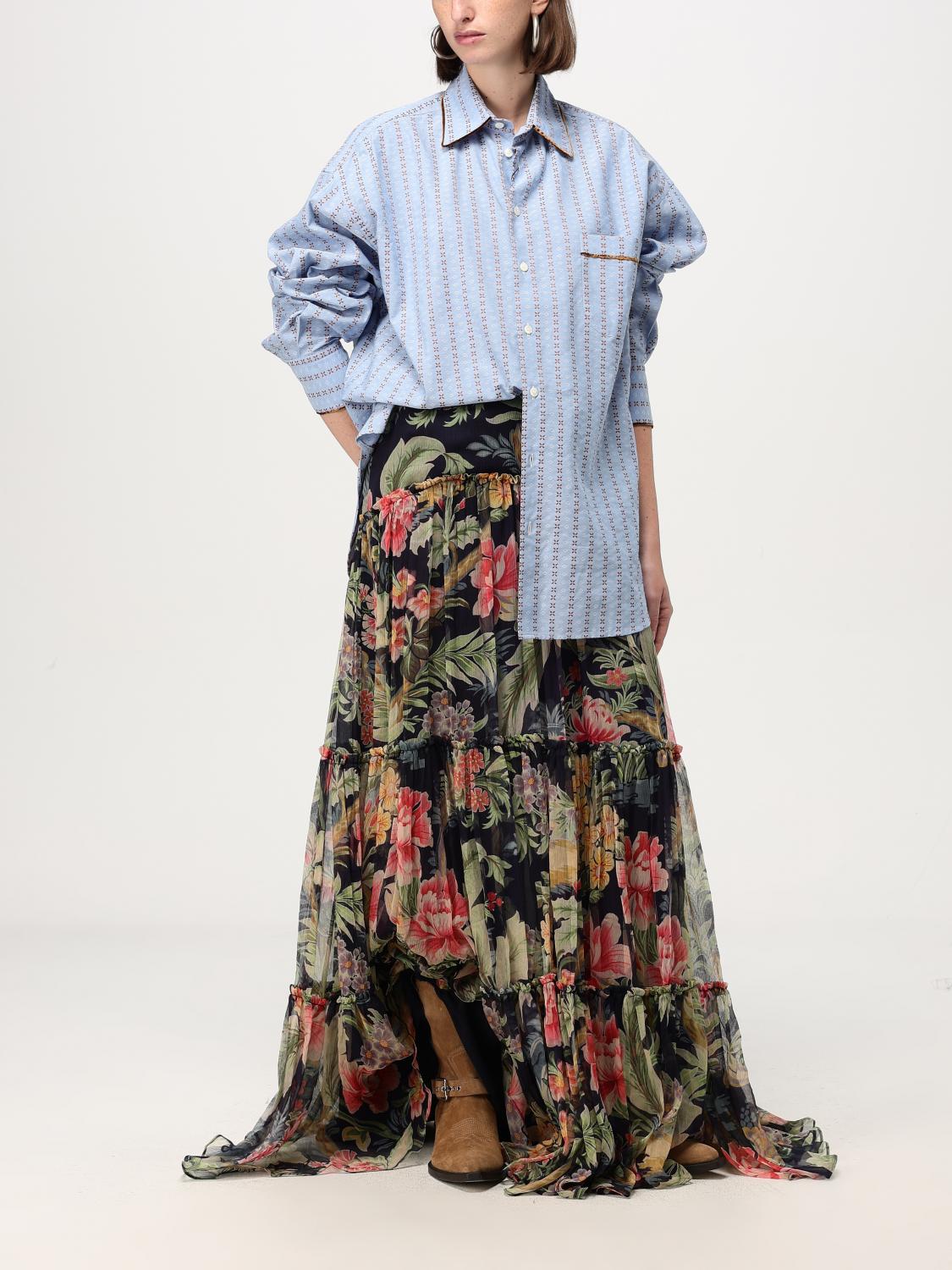 ETRO SKIRT: Skirt woman Etro, Blue - Img 2