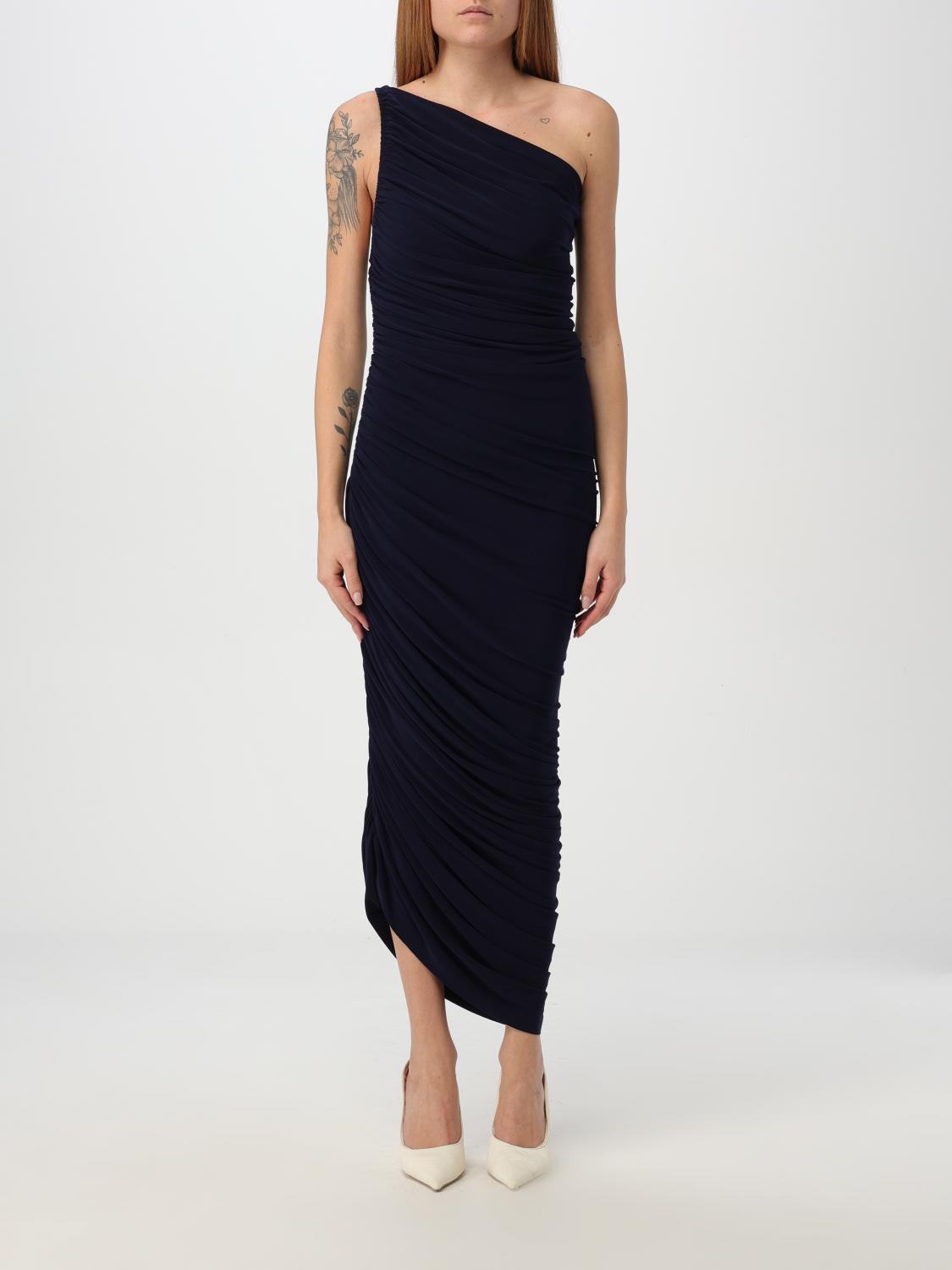 NORMA KAMALI DRESS: Dress woman Norma Kamali, Navy - Img 1