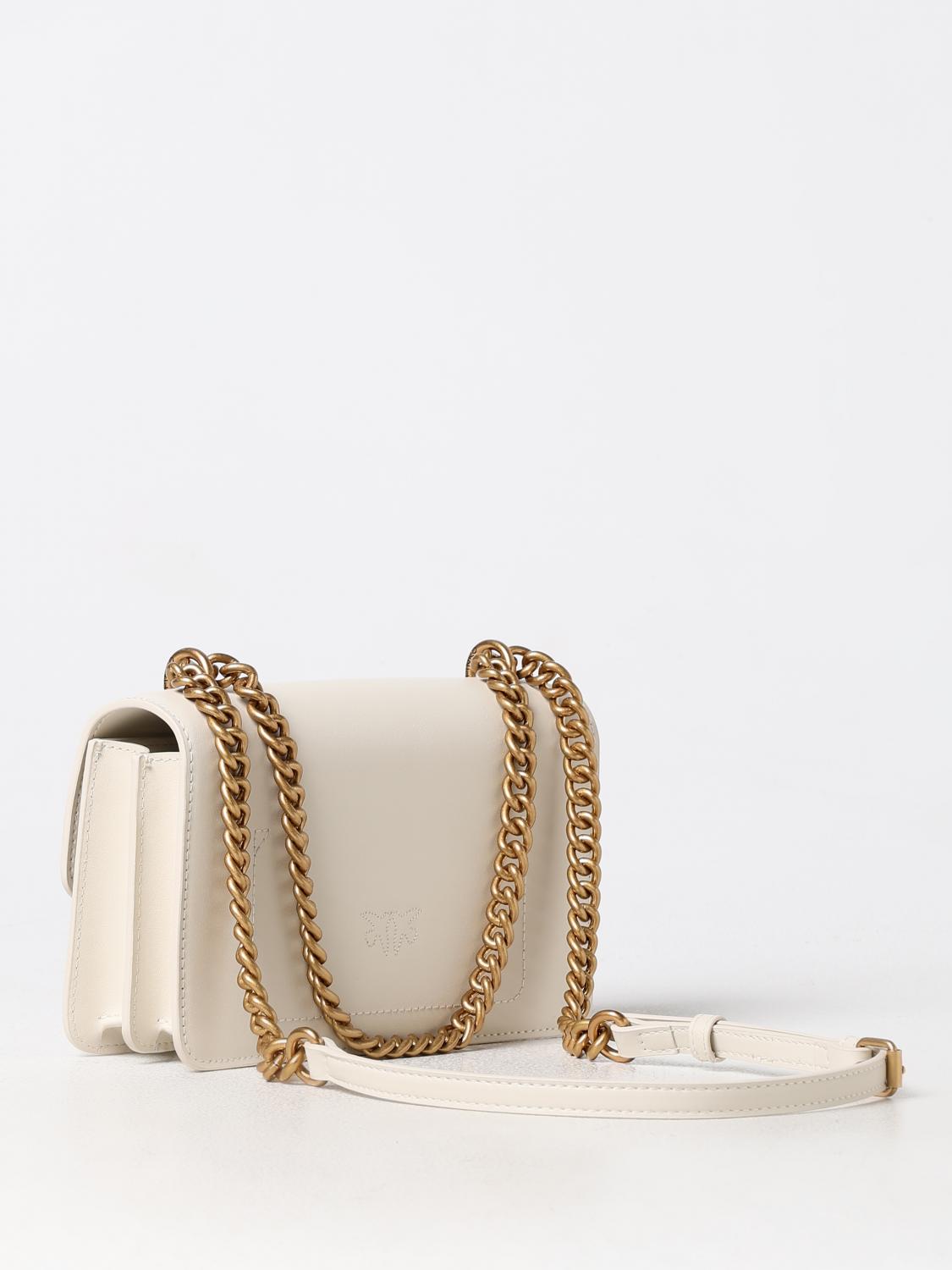 PINKO MINITASCHE: Schultertasche damen Pinko, Weiß - Img 2